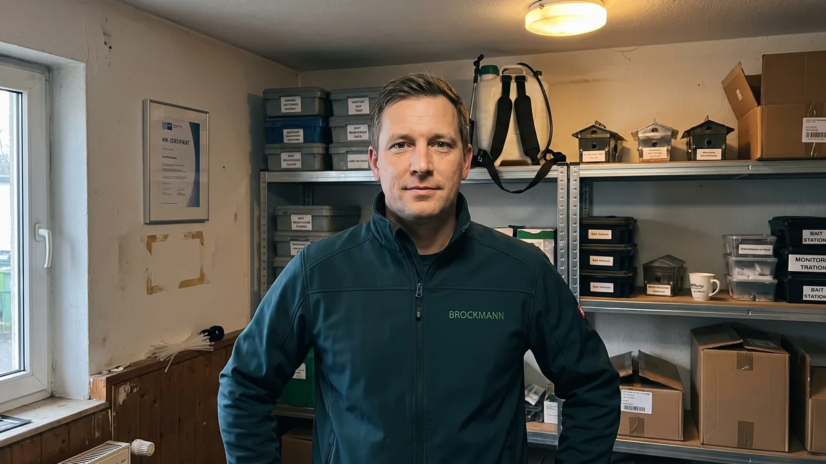 Nils Brockmann – Inhaber & Ansprechpartner · Geprüfter Schädlingsbekämpfer (IHK)
